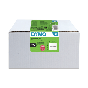 Dymo 2234185 White Multipurpose Label Roll 70mm x 54mm 12 x 320 Labels Original
