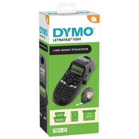 Dymo LetraTag LT 100H Handheld Thermal Label Printer Black Version