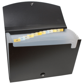 Eco Eco 50 Recycled Expanding File 13 Part A4 Black 583077 F