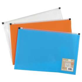 Eco Eco 50 Recycled Expanding Zip File A5 Assorted 615728 F