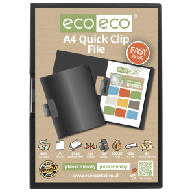 Eco Eco A4 95 Recycled Quick Clip File Single 583080 F