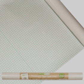 Eco Eco Self Adhesive Paper Book Cover Film Roll 33cm x 3mTranslucent 892141 F
