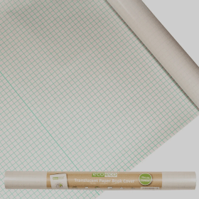 Eco Eco Translucent Self Adhesive Paper Book Cover Film Roll 33cm x 3m ECO178 892141 F