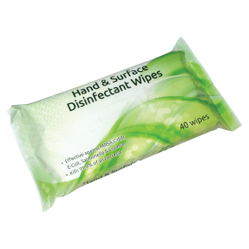 EcoTech Hand and Surface Disinfectant Wipes 40 Sheets 16 Pack 463579 F