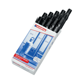Edding 2000C Permanent Marker Bullet Tip Black 10 Pack 142379 F