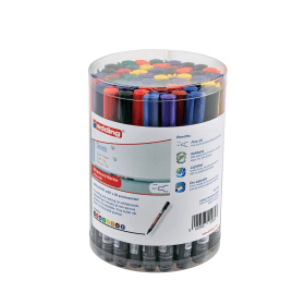 Edding 361 Drywipe Markers Bullet Tip 1mm Line Assorted 50 Pack CP 479011 F