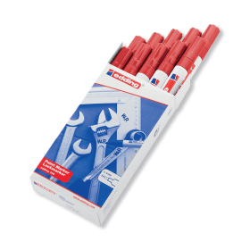 Edding 750 Bullet Tip Paint Marker Medium Red 10 Pack 160110 F