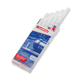 Edding 751 Bullet Tip Paint Marker Fine White 10 Pack 103802 F