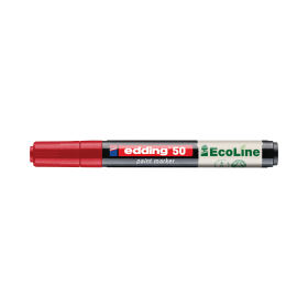 Edding E 50 Bullet Tip Paint Marker Medium Red 10 Pack ED07246 F