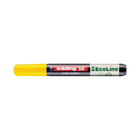 Edding E 50 Bullet Tip Paint Marker Medium Yellow 10 Pack ED07250 F