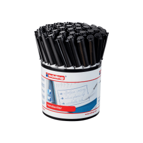 Edding Handwriter Pen 0.6mm Black 42 Pack 523216 F