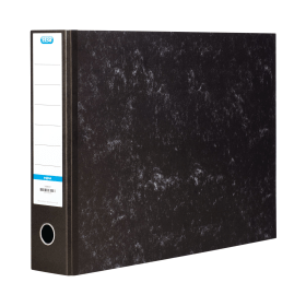Elba 70mm Lever Arch File Oblong A3 Black 183840 F