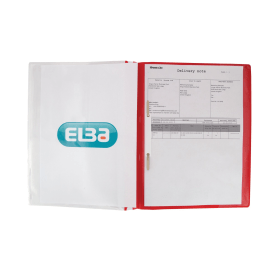 Elba Pocket Report File A4 Red 25 Pack 458099 F