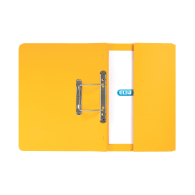 Elba Spring Pocket File 260gsm Foolscap Yellow 25 Pack 126234 F