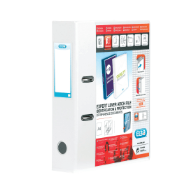 Elba Vision 70mm Lever Arch File A4 White 118528 F