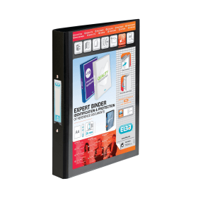 Elba Vision A4 25mm 2 O Ring Presentation Binder Black 100080891 142097 F