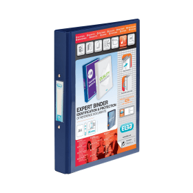 Elba Vision A4 25mm 2 O Ring Presentation Binder Blue 100080886 120809 F