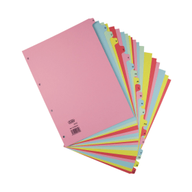 Elba multicoloured Index Dividers A Z 409257 F