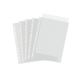 Embossed Punched Pocket A4 Clear 100 Pack 576808 F