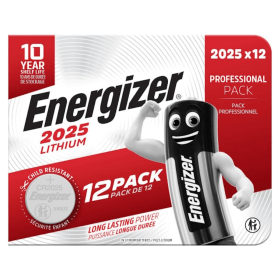 Energizer CR2025 Coin Cell Batteries 12 Pack 7638900453843 ER45384 F