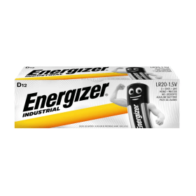 Energizer D Industrial Batteries 12 Pack 636108