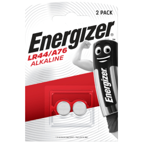 Energizer LR44 A76 Coin Cell Batteries Twin Pack 623055