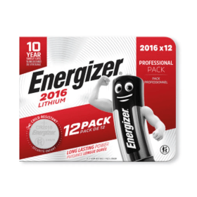 Energizer Lithium CR2016 Coin Cell Batteries 12 Pack 7638900453836