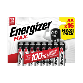 Energizer MAX AA Batteries 16 Pack E303327500