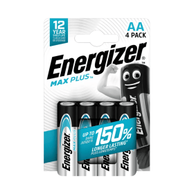 Energizer MAX Plus AA Batteries 4 Pack E303321800