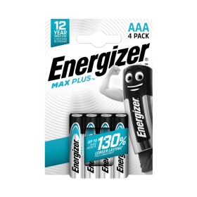 Energizer MAX Plus AAA Batteries 4 Pack E303320600