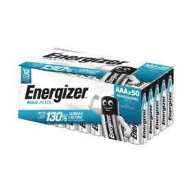 Energizer MAX Plus AAA Batteries 50 Pack E303865600