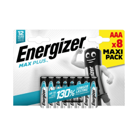 Energizer MAX Plus AAA Batteries 8 Pack E303321300