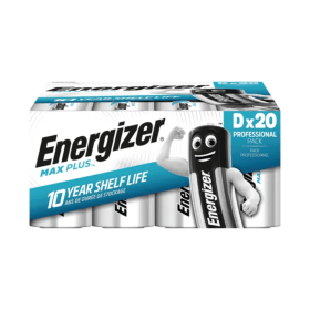 Energizer MAX Plus D Batteries 20 Pack 423365