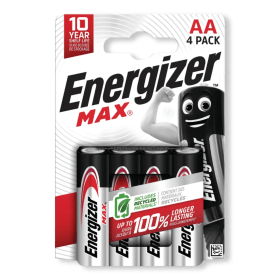 Energizer Max AA Batteries 4 Pack E303323700 ER43764 F