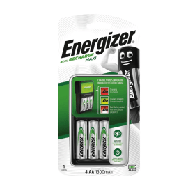 Energizer Maxi Battery Charger 4 x AA Batteries 633151