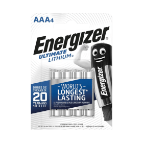 Energizer Ultimate AAA Batteries 4 Pack 632965