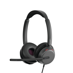 Epos Impact 860T Wired On Ear Binaural Headset USB C Black 857793 F