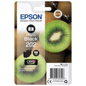 Epson 202 Photo Black Ink Cartridge Kiwi Original