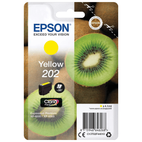 Epson 202 Yellow Ink Cartridge Kiwi Original