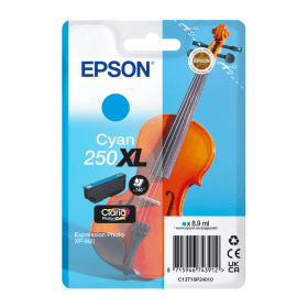 Epson 250XL Cyan High Capacity Ink Cartridge Violin Original
