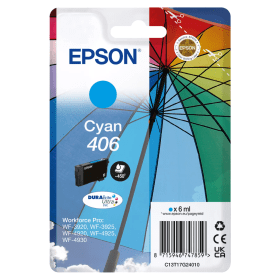 Epson 406 Cyan Ink Cartridge Umbrella Original