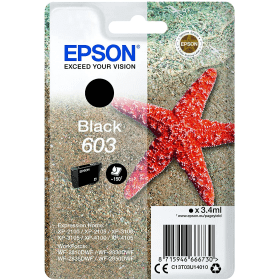Epson 603 Black Ink Cartridge Starfish Original B Grade