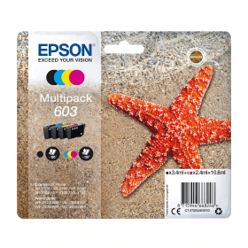 Epson 603 Multipack Full Set of 4 Ink Cartridges Starfish Original