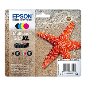 Epson 603XL High Capacity Multipack Full Set of 4 Ink Cartridges Starfish Original
