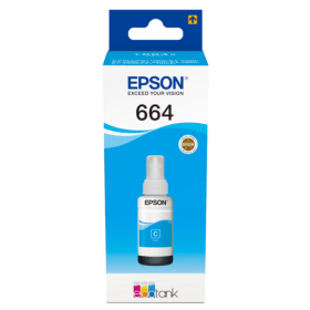 Epson 664 Cyan Ink Bottle C13T664240 Original