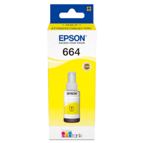 Epson 664 Yellow Ink Bottle C13T664440 Original