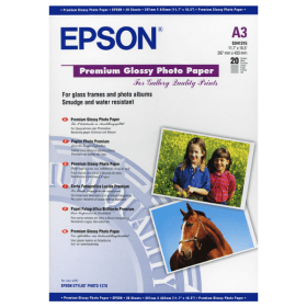 Epson C13S041315 A3 Premium Glossy Photo Paper 255gsm 20 Sheets