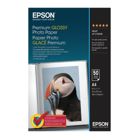 Epson C13S041624 A4 Glossy Photo Paper 255gsm 50 Sheets