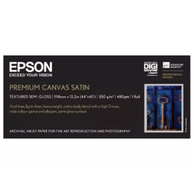 Epson C13S041848 Premium Canvas Satin Roll 1118mm x 12.2m 350gsm