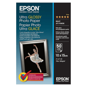 Epson C13S041943 10cmx15cm Ultra Glossy Photo Paper 300gsm 50 Sheets